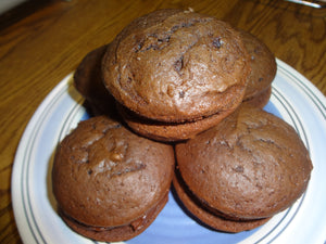 Espresso Enhanced Homemade Mocha Whoopie Pies (18 Cookies)