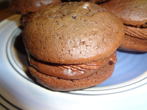 Espresso Enhanced Homemade Mocha Whoopie Pies (18 Cookies)