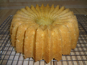 Homemade Cherry Margarita Pound Cake for Adults (10") Bundt Cake