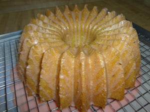 Homemade Cherry Margarita Pound Cake for Adults (10") Bundt Cake