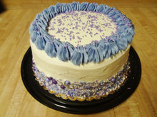 Perfectly Moist Homemade Vanilla Layer Cake With Vanilla Buttercream Frosting (9" 3-Layer) Cake