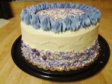 Perfectly Moist Homemade Vanilla Layer Cake With Vanilla Buttercream Frosting (9" 3-Layer) Cake