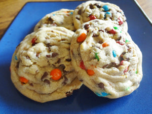 Exceptionally Tasty Homemade Chocolate Chip M&M Pudding Cookies (3 Dozen)