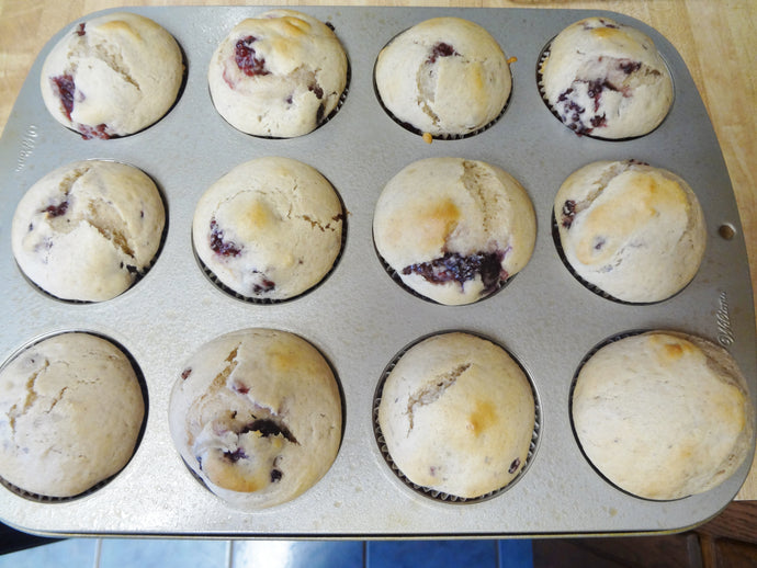 Moist Homemade Blackberry Muffins (1 Dozen)