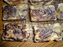 Homemade Blueberry Swirl Pound Cakes With Choices