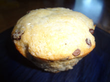 Huge, Soft and Fluffy Homemade Bakery-Style Chocolate Chip Muffins (6 Jumbo Muffins)