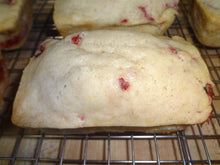 Fresh Homemade Glazed Strawberry Single Serving Bread Loaves With Choices