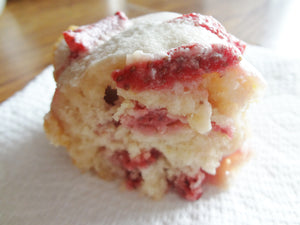 Fresh Homemade Glazed Strawberry Single Serving Bread Loaves With Choices