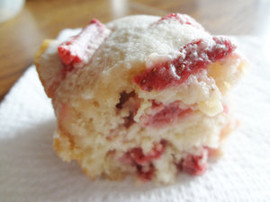 Fresh Homemade Glazed Strawberry Single Serving Bread Loaves With Choices