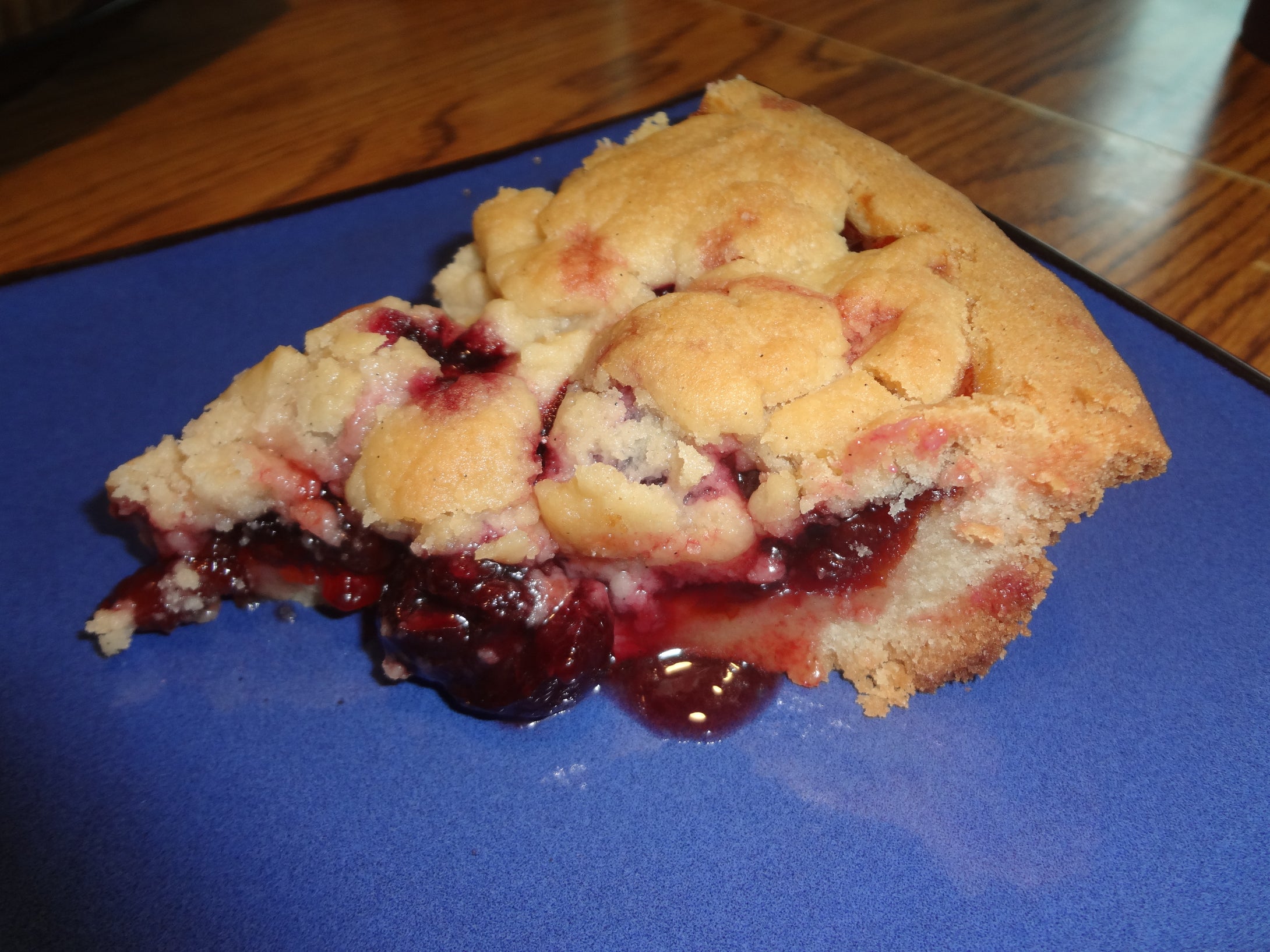 Luscious Homemade Cherry Vanilla Shortbread Tart (9