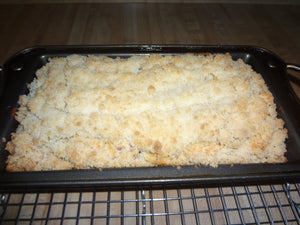 Moist Homemade Blueberry Bread With Buttery Streusel Topping (9" x 5") Loaf