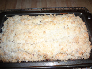 Moist Homemade Blueberry Bread With Buttery Streusel Topping (9" x 5") Loaf