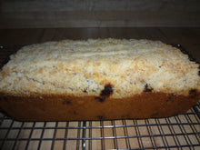 Moist Homemade Blueberry Bread With Buttery Streusel Topping (9" x 5") Loaf