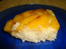 Tender and Sweet Homemade Peach Upside-Down Cake (9")