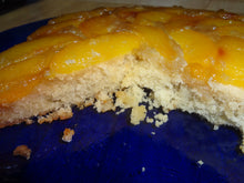 Tender and Sweet Homemade Peach Upside-Down Cake (9")