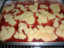 Homemade Fresh Strawberry Pie Bars With a Delightful Buttery Crust (13" x 9")