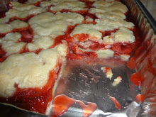 Homemade Fresh Strawberry Pie Bars With a Delightful Buttery Crust (13" x 9")