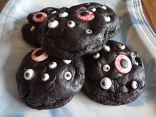Scary Homemade Chocolate Chip Eyeball Cookies (18 Cookies)