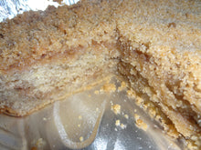 Perfectly Light, Fluffy and Moist Homemade Banana Crumb Coffee Cake (13" x 9") Tray