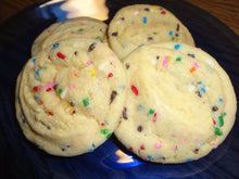 Super Soft Homemade Sprinkle Vanilla Pudding Cookies (2 Dozen)