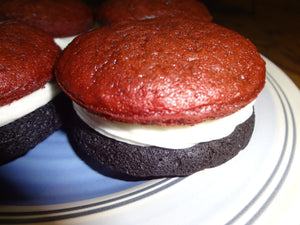 Cakey, Fluffy and Creamy Homemade Celebration Whoopie Pies (30 Cookies & Choice of Colors)