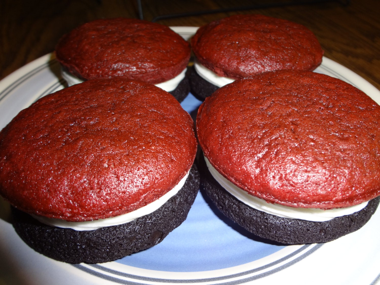 Cakey, Fluffy and Creamy Homemade Celebration Whoopie Pies (30 Cookies & Choice of Colors)