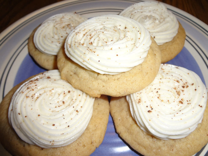 Not in Season - Marvelous Homemade Soft and Frosted Eggnog Cookies (30 Cookies)