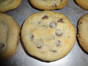 Homemade Deep Dish Chocolate Chip Ghirardelli Caramel Filled Cookies (1 Dozen)