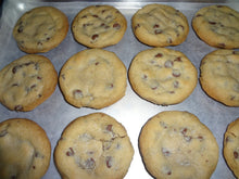 Homemade Deep Dish Chocolate Chip Ghirardelli Caramel Filled Cookies (1 Dozen)