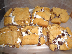 Incredible Homemade Ooey and Gooey Peanut Butter S'mores Bars (9" x 9") Tray