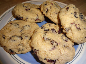 Delicious Homemade Oatmeal Raisin Cranberry Cookies (18 Cookies)