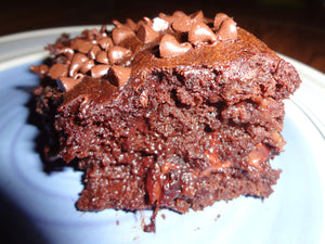 Chocolaty Homemade Double Chocolate Banana Cake (9"x 9") Tray