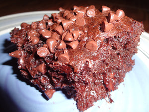 Chocolaty Homemade Double Chocolate Banana Cake (9"x 9") Tray