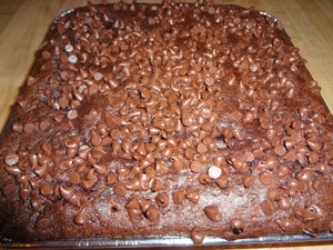 Chocolaty Homemade Double Chocolate Banana Cake (9"x 9") Tray