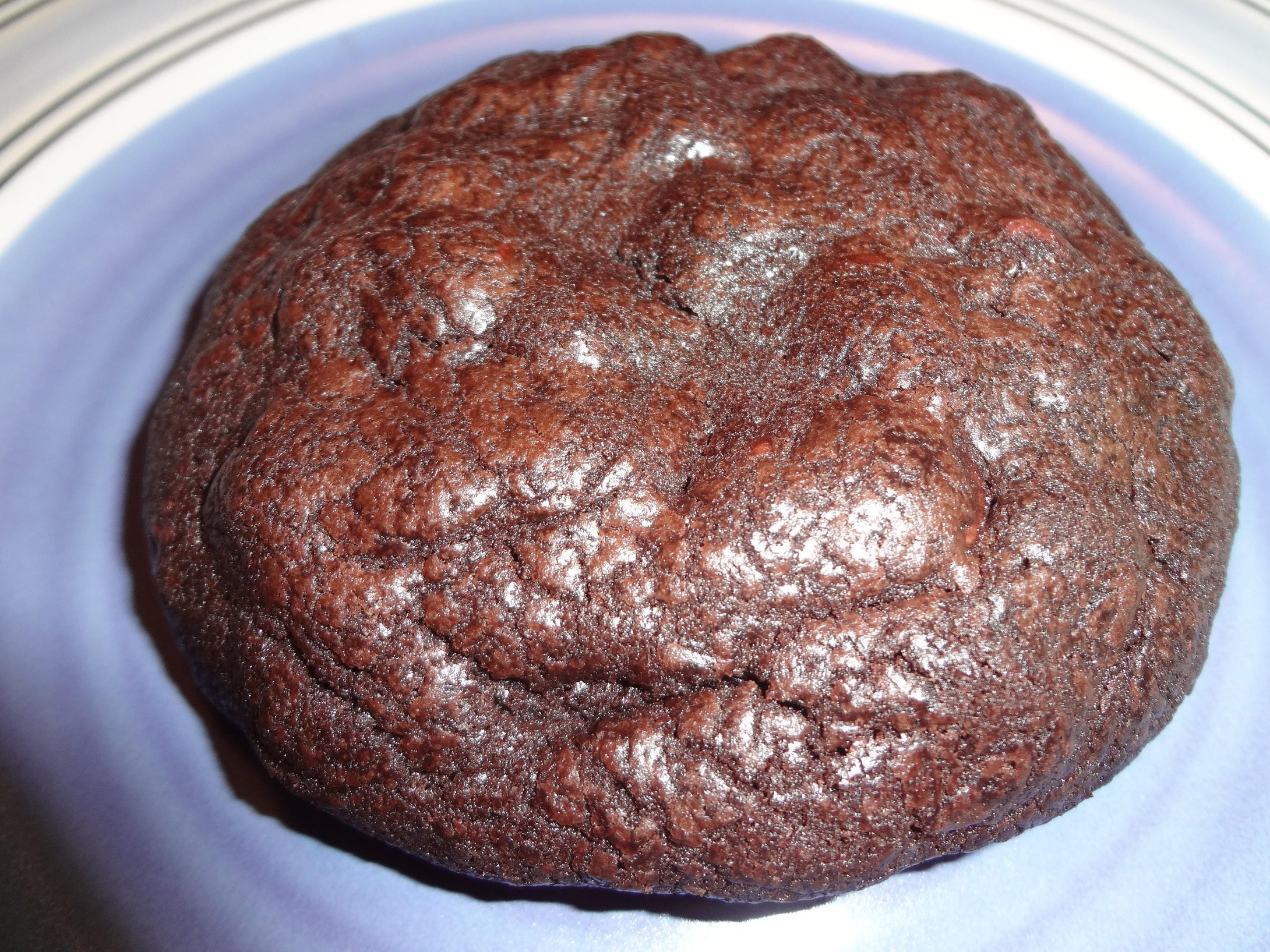 Homemade Giant Deep Dark Double Chocolate Cookies (1 Dozen)