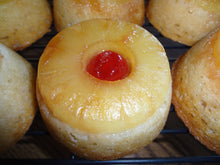 Cheery Homemade Single Serving Pineapple Upside-Down Cakes (6 Cakes)