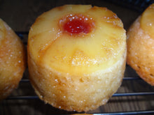 Cheery Homemade Single Serving Pineapple Upside-Down Cakes (6 Cakes)