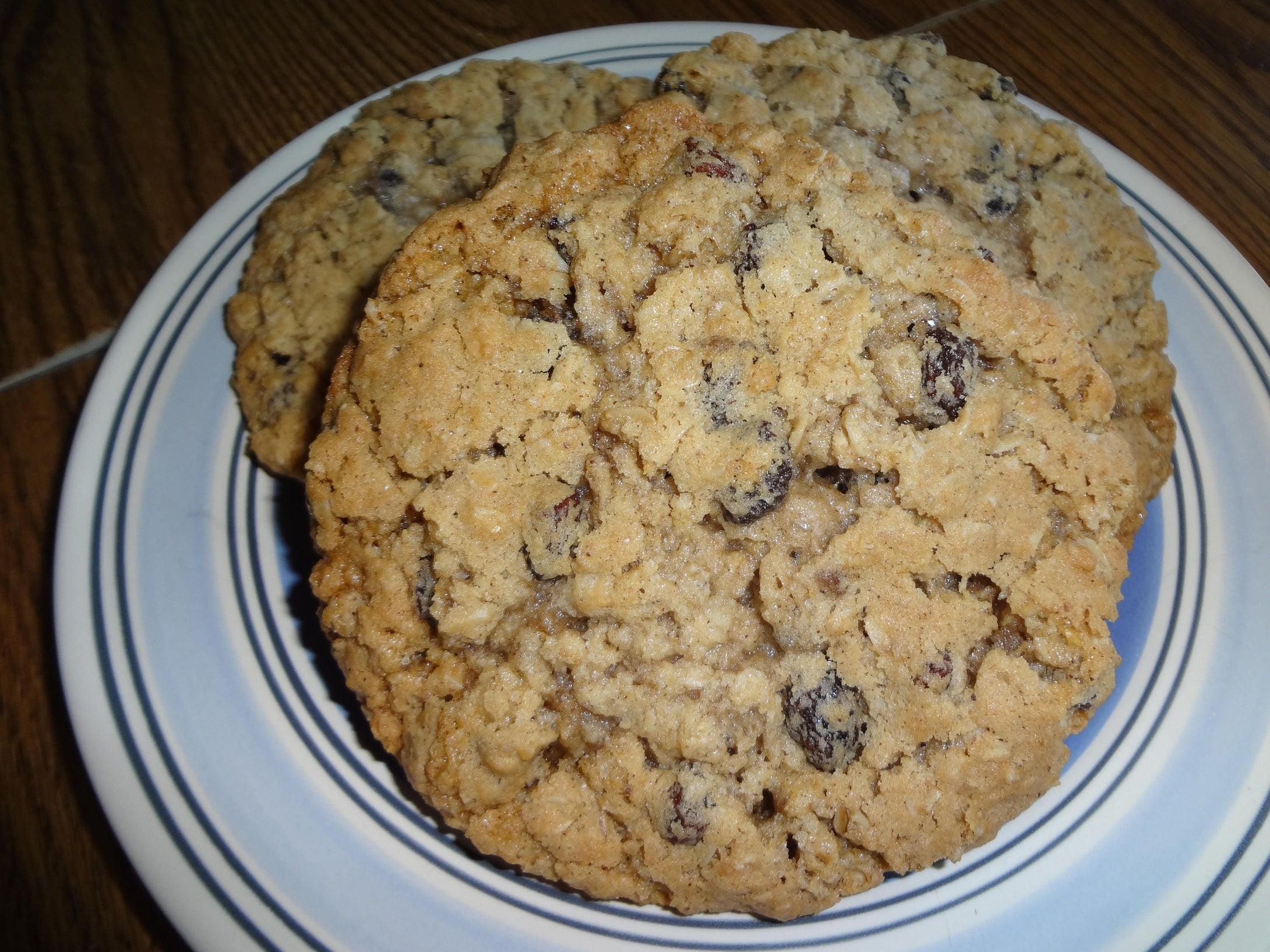 GIANT and Thick Chewy Oatmeal Cookies With Choices