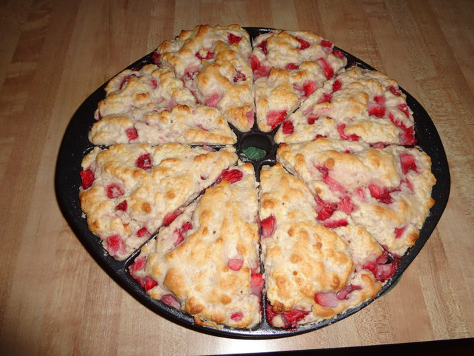 Tender and Moist Homemade Strawberry Shortcake Scones 