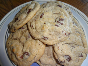 Chewy Homemade Bacon Chocolate Chip Cookies (30 Cookies)