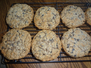 GIANT and Thick Chewy Oatmeal Cookies With Choices