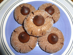 Chocolate Lover's Dream Homemade Triple Chocolate Kiss Cookies (3 Dozen)