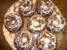 Homemade Glazed Pumpkin Spice Single Serving Bundt Cakes (10 Single Serving Cakes)