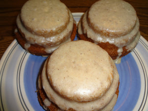 Not in Season - Festive Homemade Eggnog Cakes With Eggnog Sugar Glaze With Choices