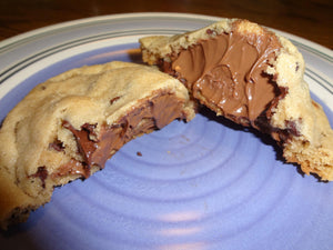 Outstanding Homemade Peanut Butter Cup Stuffed Chocolate Chip Cookies (16 Cookies)