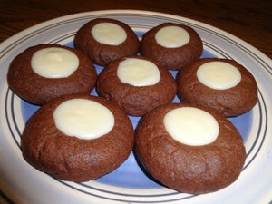 Coffee Lovers Homemade Irish Creme Chocolate Mocha Thumbprint Cookies (2 Dozen)