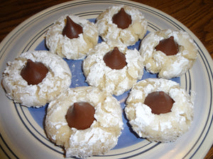 Light and Creamy Homemade Chocolate Kiss Cream Cheese Cookies (2 Dozen)