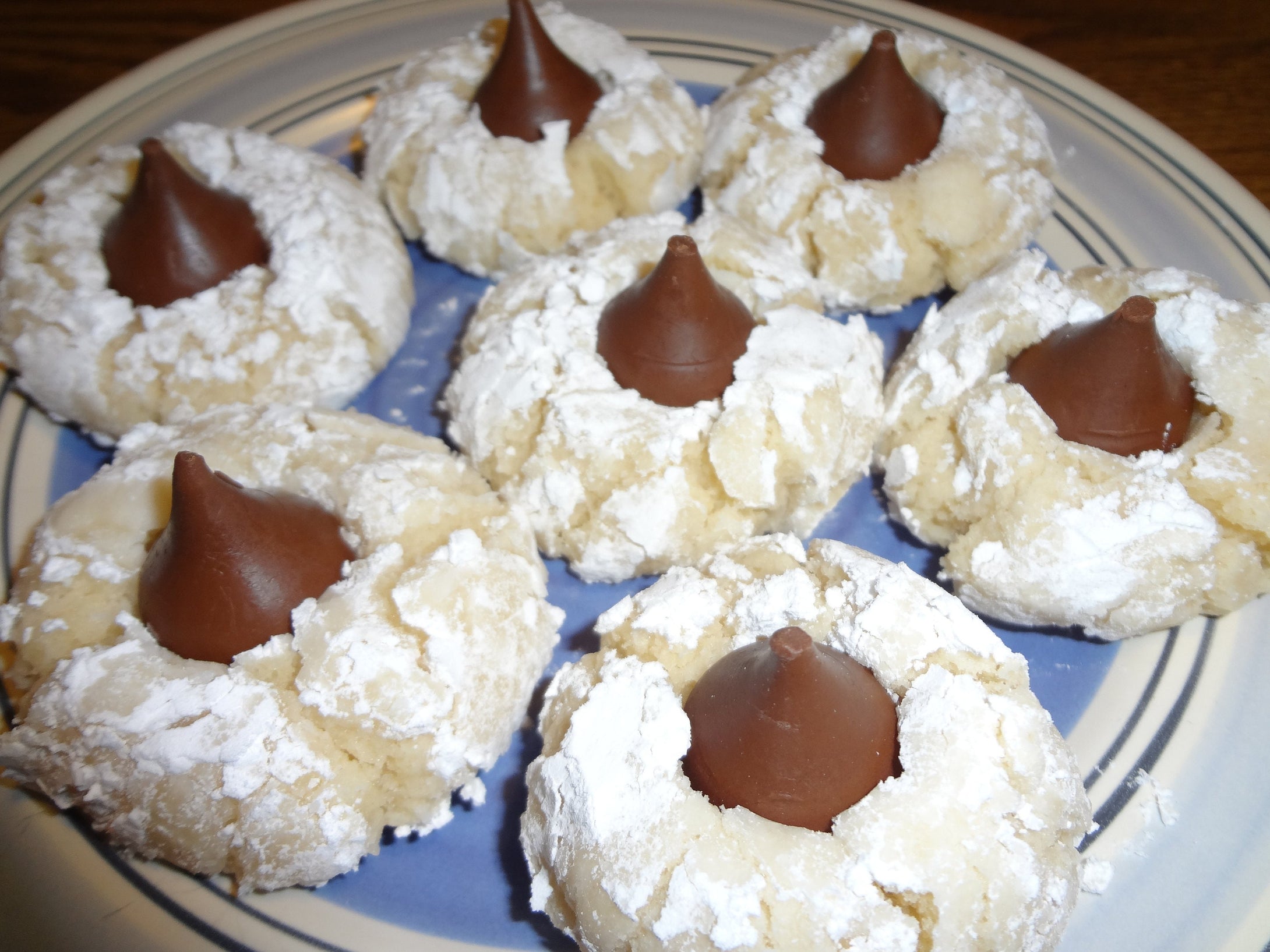 Light and Creamy Homemade Chocolate Kiss Cream Cheese Cookies (2 Dozen)