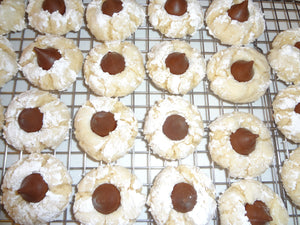 Light and Creamy Homemade Chocolate Kiss Cream Cheese Cookies (2 Dozen)