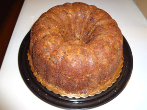 Spice Filled Homemade Apple Bourbon Bundt Cake (10")